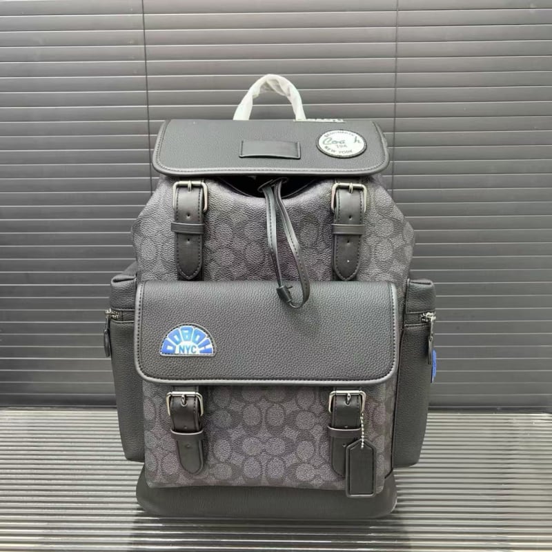 Раница с голям капацитет 20–35 л, канвас, разширяема, унисекс, стил улица, буквен мотив, поддържа 14-инчов лаптоп