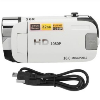 Ψηφιακή κάμερα D90 με περιστρεφόμενη οθόνη, 1080P HD, 16x ψηφιακό ζουμ, CMOS αισθητήρας 1/2.33'', ηλεκτρονική σταθεροποίηση εικόνας