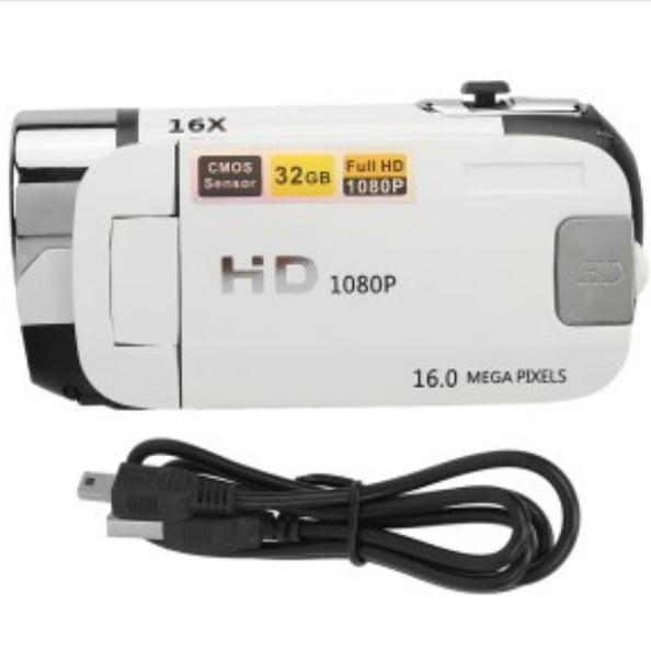 Ψηφιακή κάμερα D90 με περιστρεφόμενη οθόνη, 1080P HD, 16x ψηφιακό ζουμ, CMOS αισθητήρας 1/2.33'', ηλεκτρονική σταθεροποίηση εικόνας