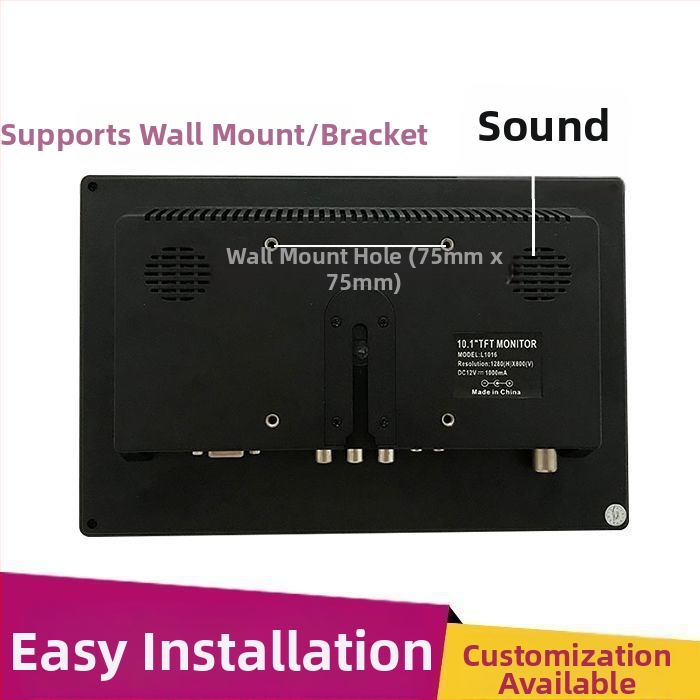 Monitor LCD HANFUJIE, Universal Model, Universal Screen Type, ecran de 10,1 inch