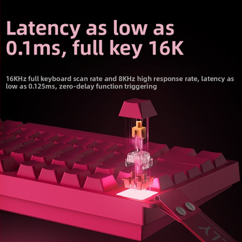 Beat75 магнитна ос клавиатура — безжична трирежимна (жично, Bluetooth, 2.4G), 8K опрашване, цифрова клавиатура, RGB подсветка, ниска латентност