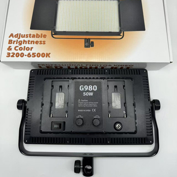 Фотографска запълваща светлина G780/G980 – преносимо външно осветление с три температури на цвета, мощност 10–50W, напрежение 110–220V