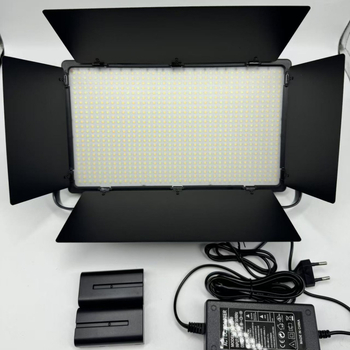 Фотографска запълваща светлина G780/G980 – преносимо външно осветление с три температури на цвета, мощност 10–50W, напрежение 110–220V