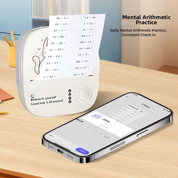 Kaķu uzlīmju mini printeris – pārnēsājams Bluetooth termiskais printeris, drukas platums 5,7 cm, 1 papīra kārba, barošana 3,7V, saderīgs ar iOS un Android