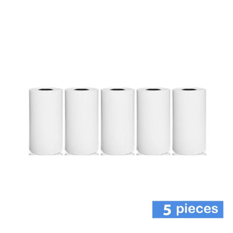 Мини принтер за котешки стикери – портативен Bluetooth термичен принтер, ширина печати 5,7 см, 1 ролка хартия, захранване 3,7V, съвместим с iOS и Android