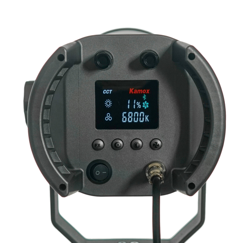 KS-300 LED светлина за фотография и лайв стрийминг, COB, постоянна светлина, двойна дръжка, мощност 150W+, три температури на цвета, 220V