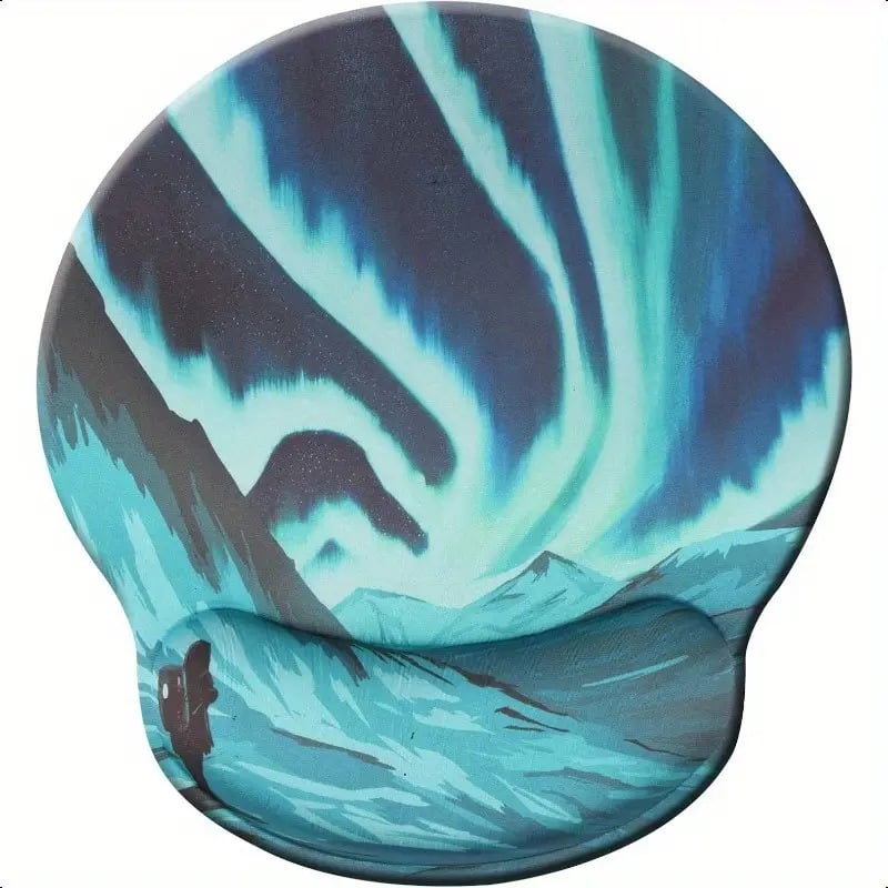 Хели-комбинационен комплект, голяма подложка за китката; материал: гума+плат+паметова пяна; пластмасово формоване; функция: подложка за китката