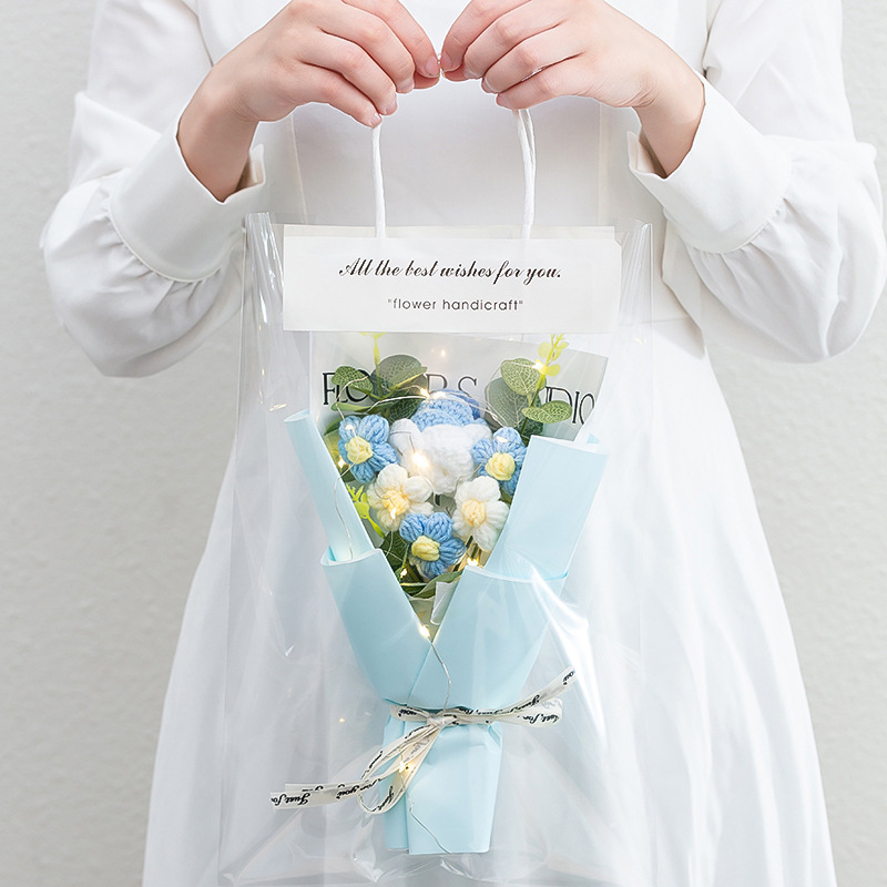 Слънчогледов изкуствен букет - ръчно изработен от Muyi; подарък за Деня на учителя.