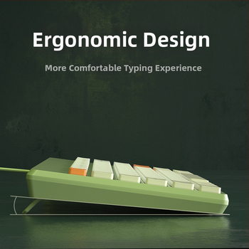 Клавиатура и мишка с кабел, 68 клавиши, USB, ABS корпус, кабел около 1,5 м, без подсветка