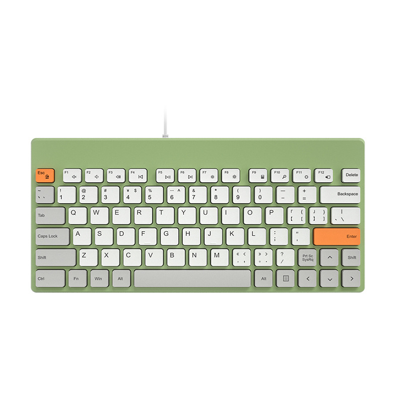 Клавиатура и мишка с кабел, 68 клавиши, USB, ABS корпус, кабел около 1,5 м, без подсветка