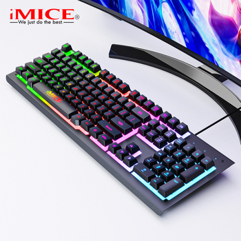 IMICE set 4IN1 de gaming: tastatură, mouse, headset și mouse pad, iluminare de fundal, 3200 DPI