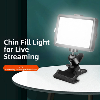 Lumină LED de fill pentru streaming live pe telefon, utilizare pe birou, 15W, 10V, temperaturi de culoare variabile, model 000159, Love Rain Spirit