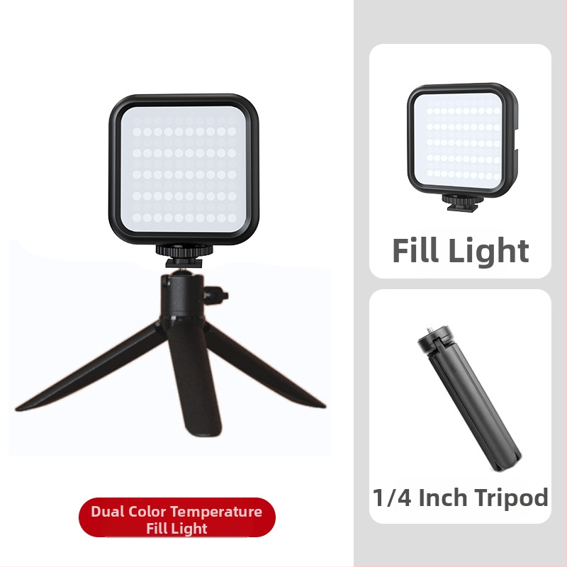 Lampa LED de umplere pentru fotografie — RGB, compactă, utilizare manuală, trei temperaturi ale culorii, ≤10W, 5V