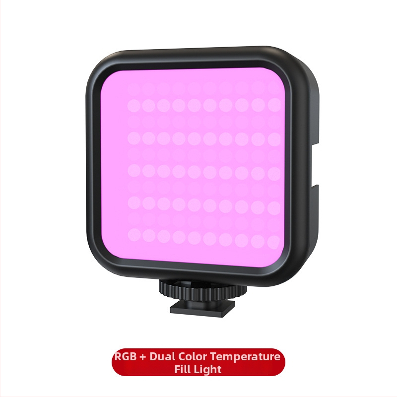 Lampa LED de umplere pentru fotografie — RGB, compactă, utilizare manuală, trei temperaturi ale culorii, ≤10W, 5V