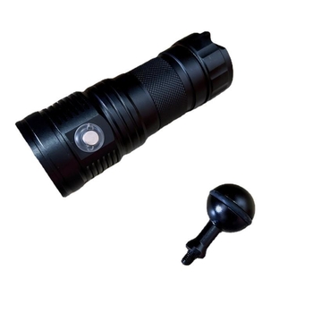 Podvodno osvjetljenje za fotografiju – LED, aluminijsko legura kućište, 30W, baterija 26650, domet do 50 m