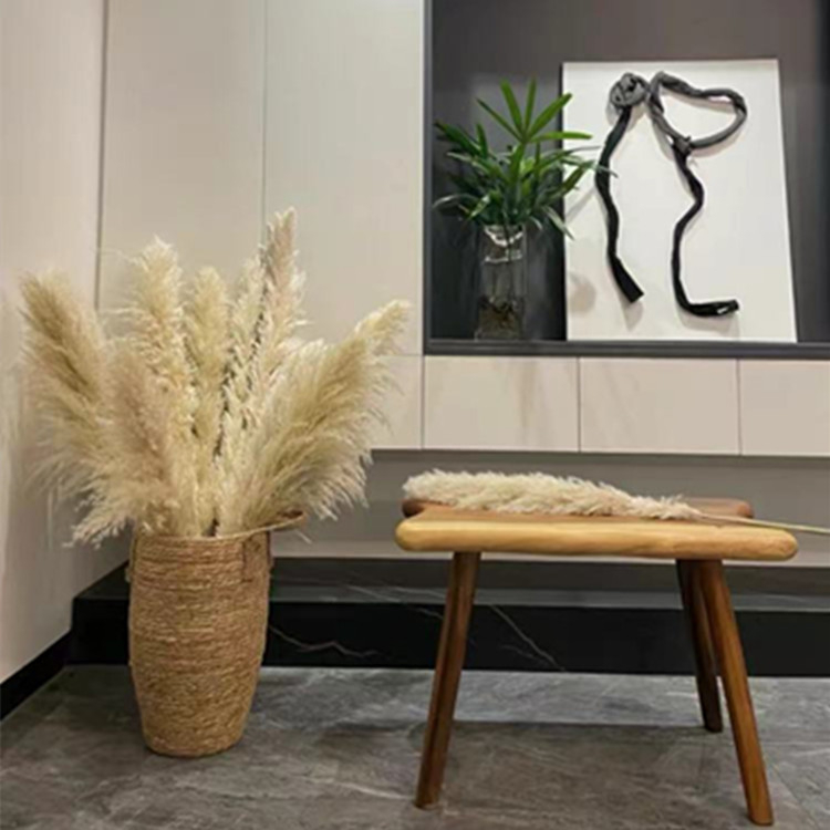 Букет сушени тръстикови цветя, клончета от тръстика, Flower Bella, без боядисване, твърдо опакован