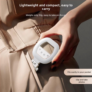 W66 Lampa LED inelar cu clips pentru fotografiere — iluminator portabil pentru selfie și streaming live, sub 10W, 110V