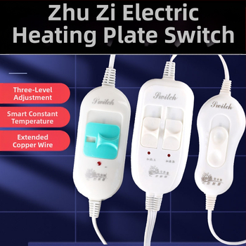 Elektriline kuumutusplaat lülitiga ja sammuta termostaatiga – temperatuuri reguleerimine kuni 60°C