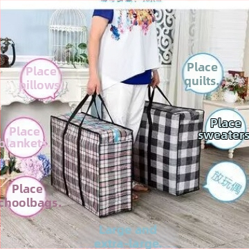 PE-filmi kudumõustatud käekott riietele ja tekidele, isekoodav, ilma trükita