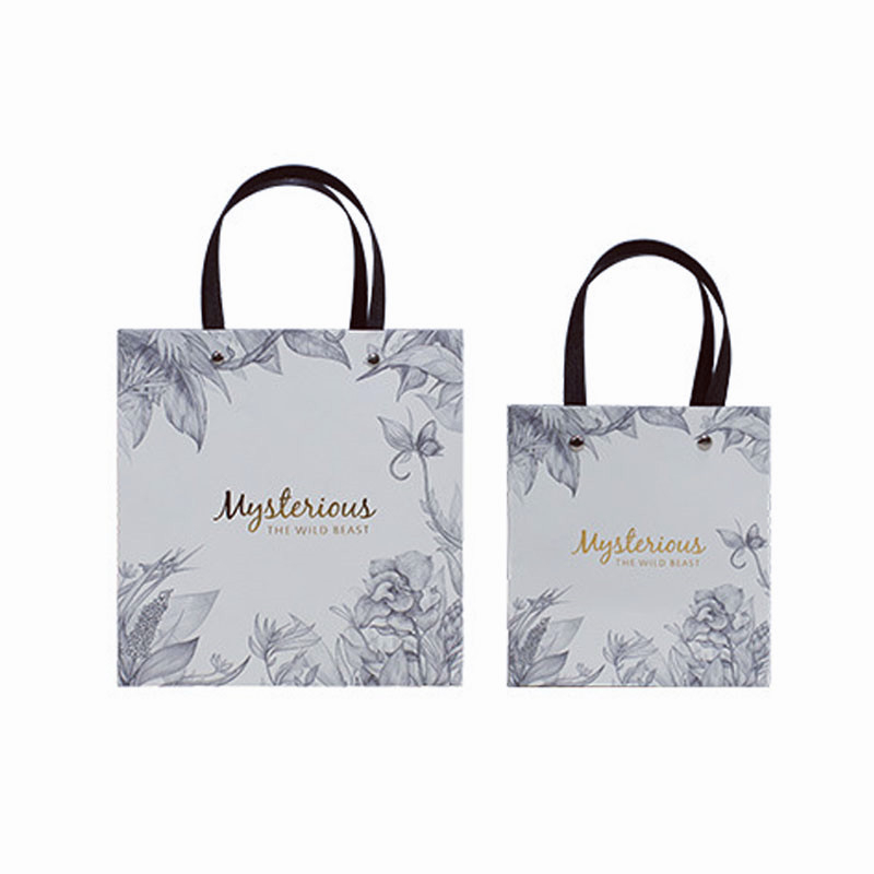 Pungă de hârtie pentru bijuterii în stil Ins, ambalaj de cadou desenat manual, personalizabil