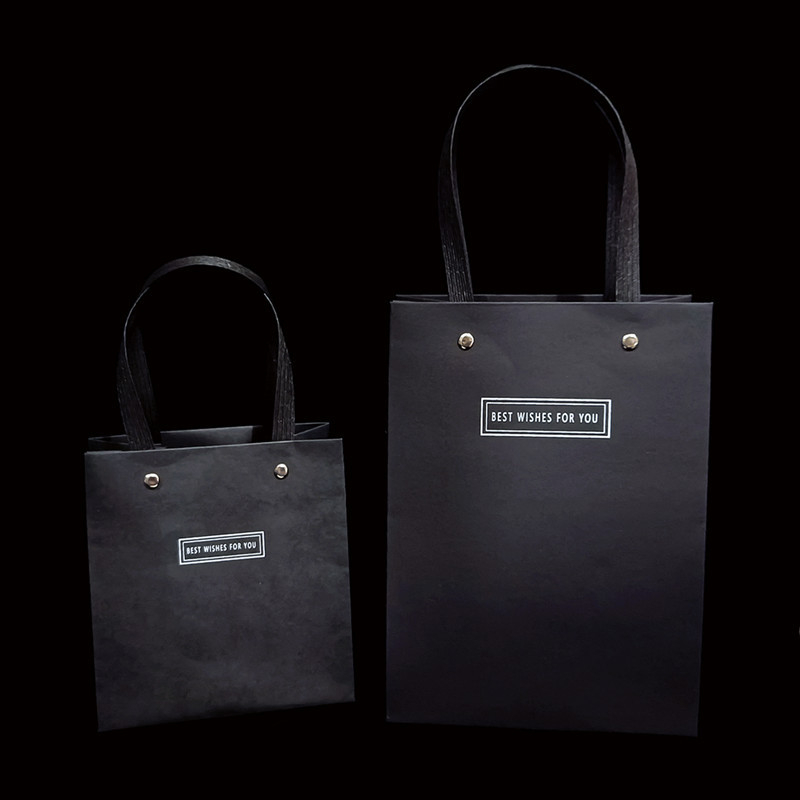 Pungă de hârtie pentru bijuterii în stil Ins, ambalaj de cadou desenat manual, personalizabil