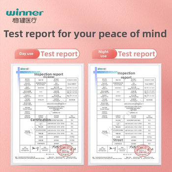 Medicinska njega jastučić | pamuk, prozračan | dnevna i noćna uporaba | rok trajanja 3 godine | Marka: Winner/steady | Odobrenje: Hubei 20162142268