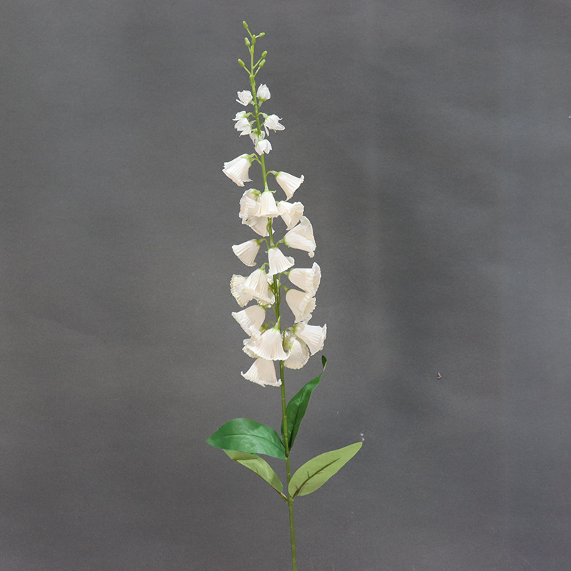 Floare artificial Lily of the Valley, ramură înaltă în stil franțuzesc, decor pentru sala de nunți (Material: Plastic; Proces: Altul; Utilizare: Nuntă, Exterior, Recuzită pentru fotografie)