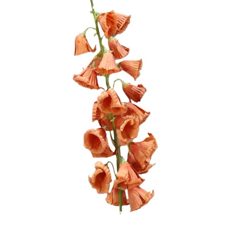 Floare artificial Lily of the Valley, ramură înaltă în stil franțuzesc, decor pentru sala de nunți (Material: Plastic; Proces: Altul; Utilizare: Nuntă, Exterior, Recuzită pentru fotografie)