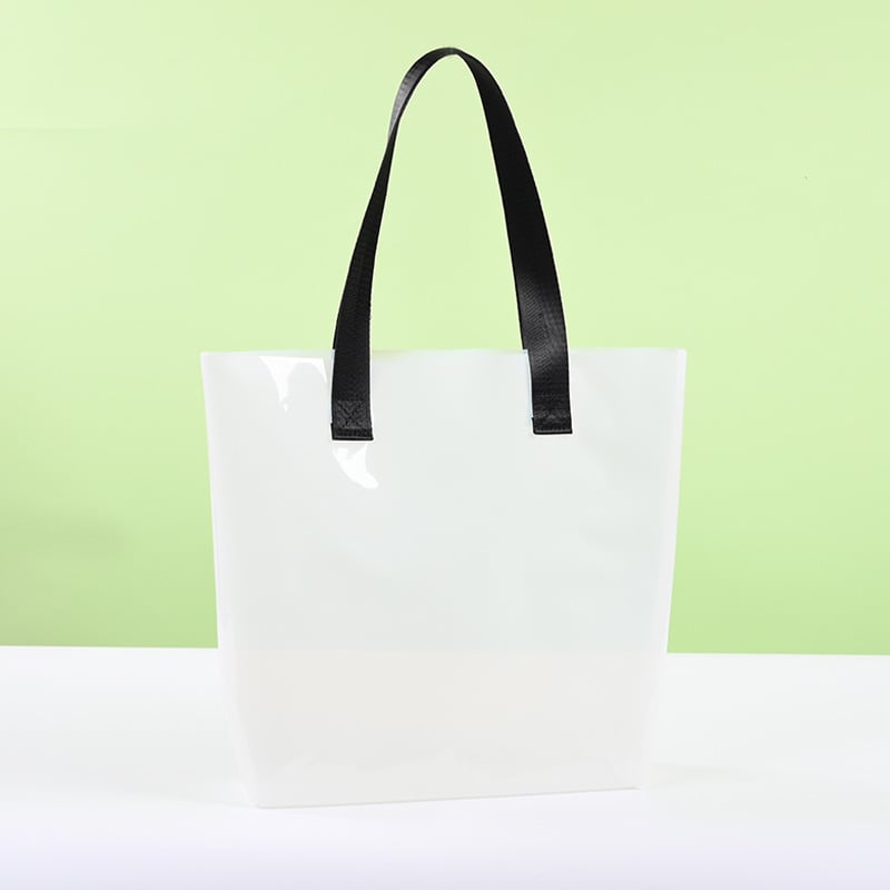 Geantă din PVC transparent tip jelly pentru ambalarea vinului și a băuturilor, grosime dublă, personalizabilă, marcă Youyang