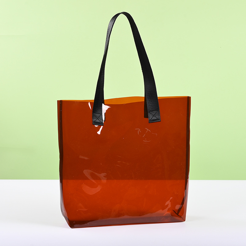 Geantă din PVC transparent tip jelly pentru ambalarea vinului și a băuturilor, grosime dublă, personalizabilă, marcă Youyang