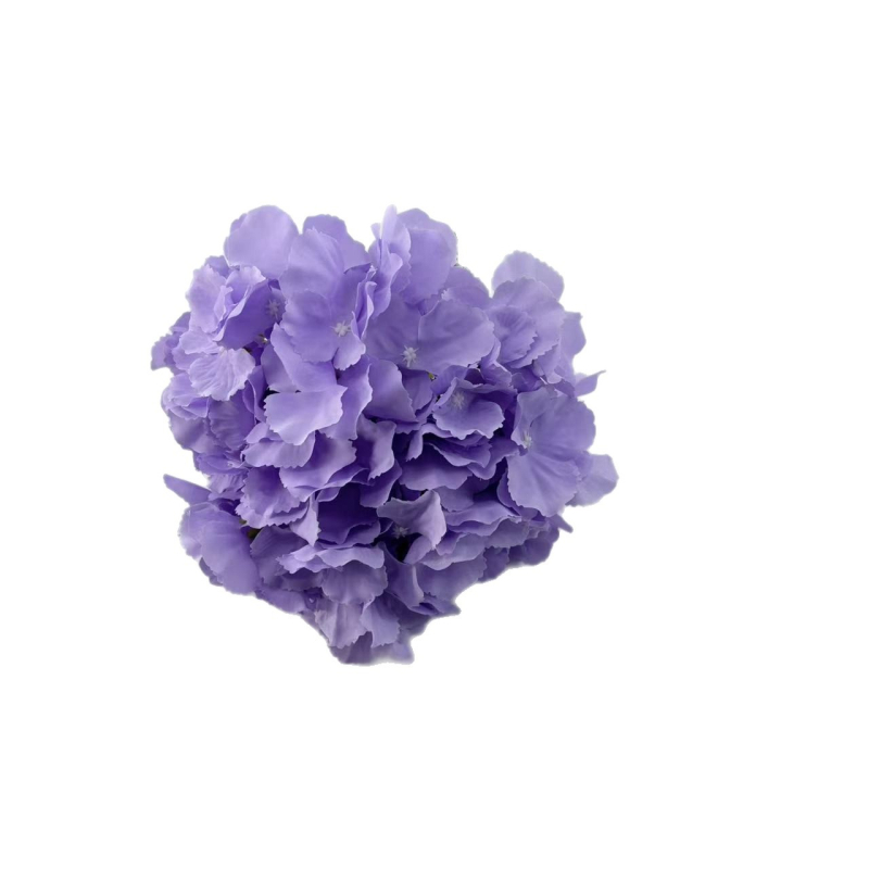 Umjetni buket hortenzije (Hydrangea), jedna grana, 135 dijelova latica, za vjenčanja i fotografiranje