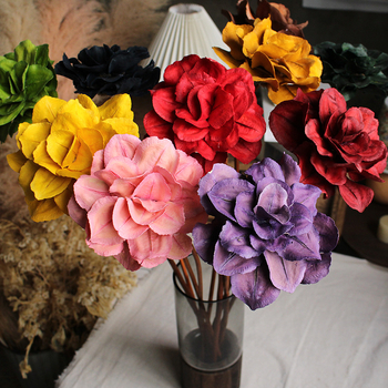 Paeonia száraz virágok csokorhoz, festetlen