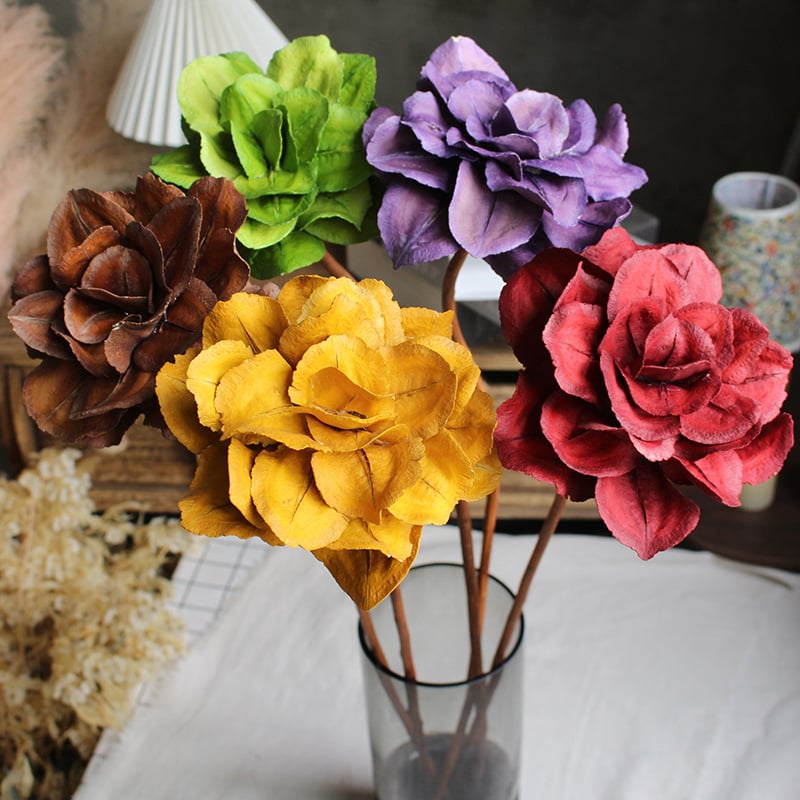 Paeonia száraz virágok csokorhoz, festetlen