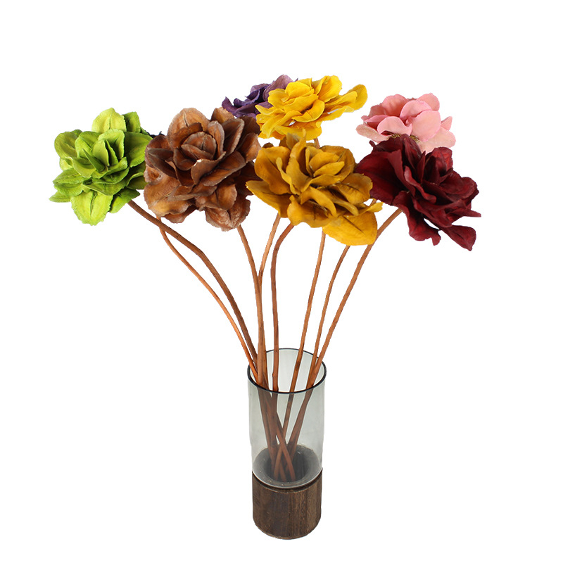 Paeonia száraz virágok csokorhoz, festetlen