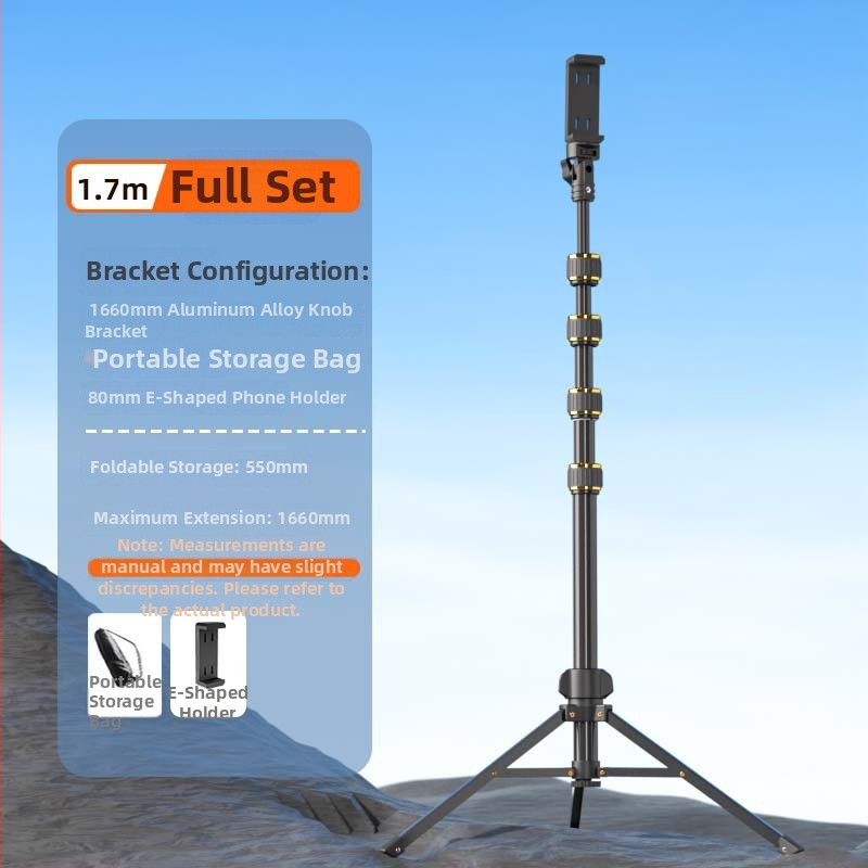 Junrun trikojis mobiliajam telefonui ir planšetinei, aliuminio lydinys, 5 sekcijų, 3D gimble PTZ, apkrova 2-5 kg