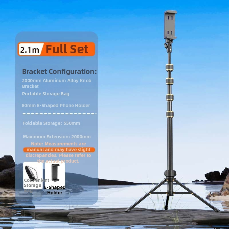 Junrun trikojis mobiliajam telefonui ir planšetinei, aliuminio lydinys, 5 sekcijų, 3D gimble PTZ, apkrova 2-5 kg