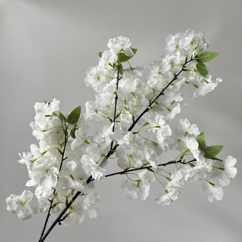 Mesterséges cseresznyefa ág — selyem virág, fotórekvizit és otthoni dekoráció