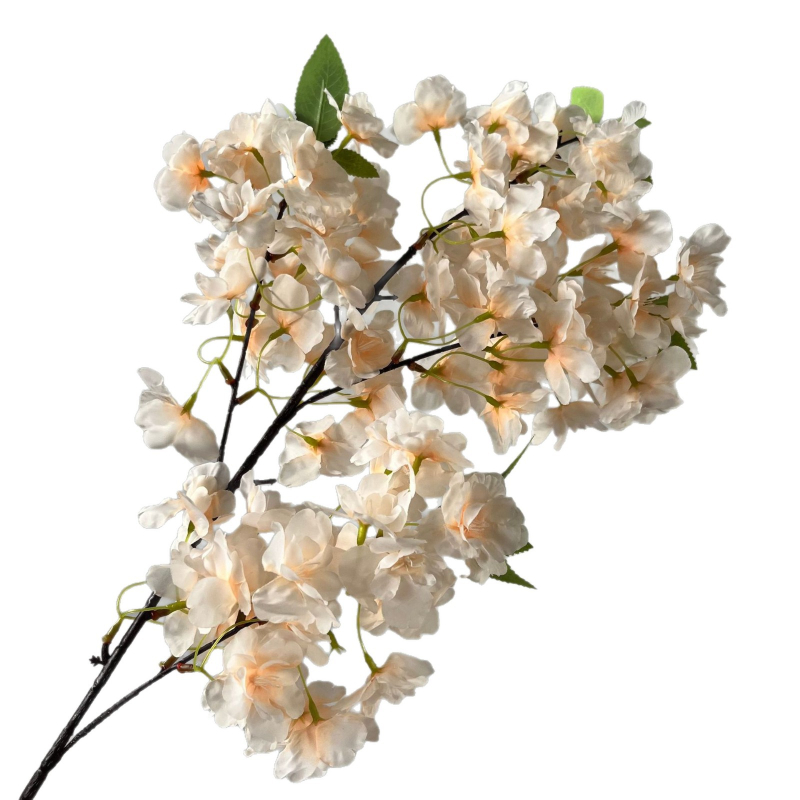 Mesterséges cseresznyefa ág — selyem virág, fotórekvizit és otthoni dekoráció