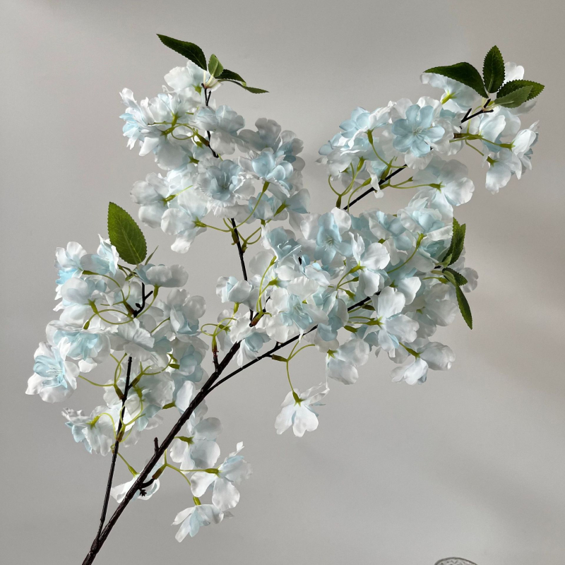 Mesterséges cseresznyefa ág — selyem virág, fotórekvizit és otthoni dekoráció