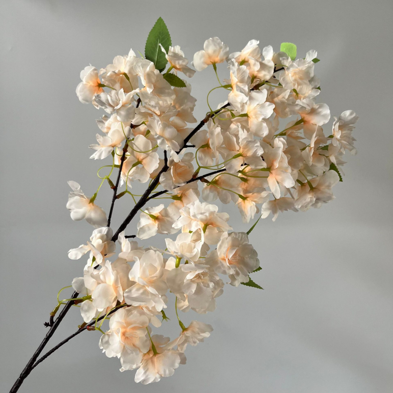Mesterséges cseresznyefa ág — selyem virág, fotórekvizit és otthoni dekoráció