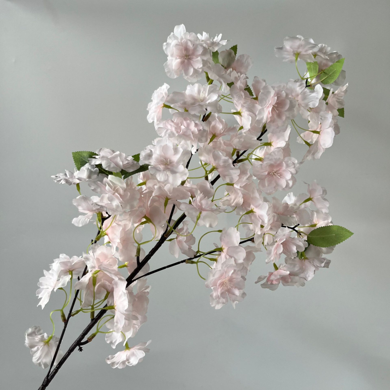 Mesterséges cseresznyefa ág — selyem virág, fotórekvizit és otthoni dekoráció