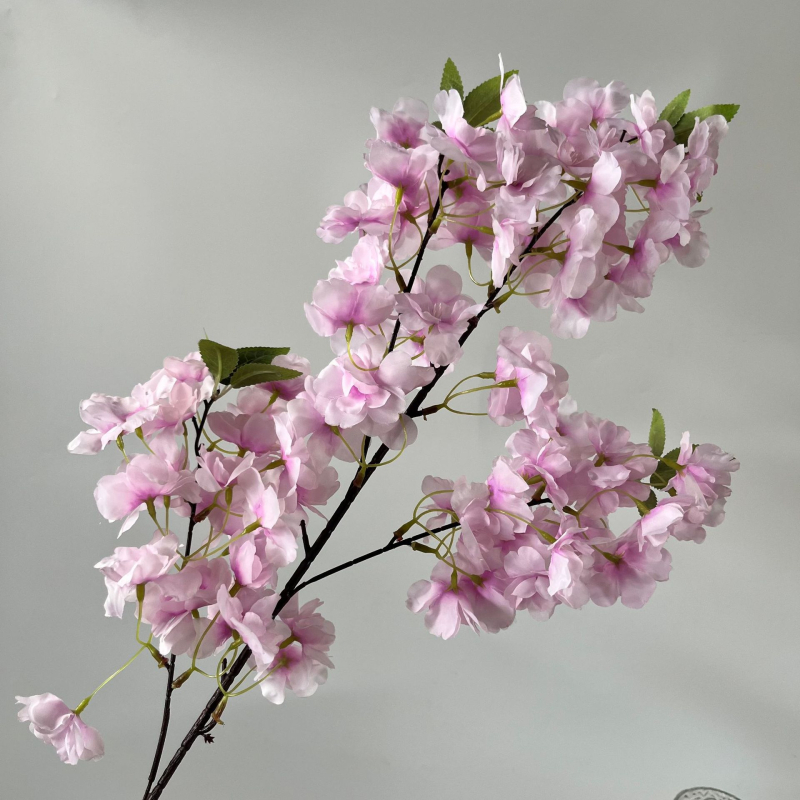 Mesterséges cseresznyefa ág — selyem virág, fotórekvizit és otthoni dekoráció