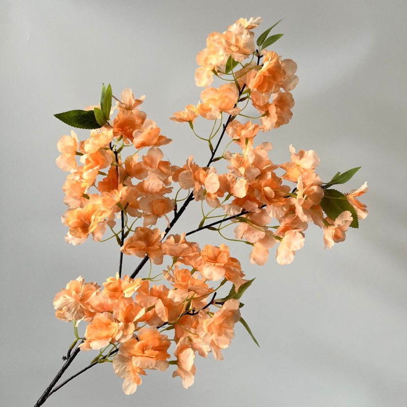 Mesterséges cseresznyefa ág — selyem virág, fotórekvizit és otthoni dekoráció
