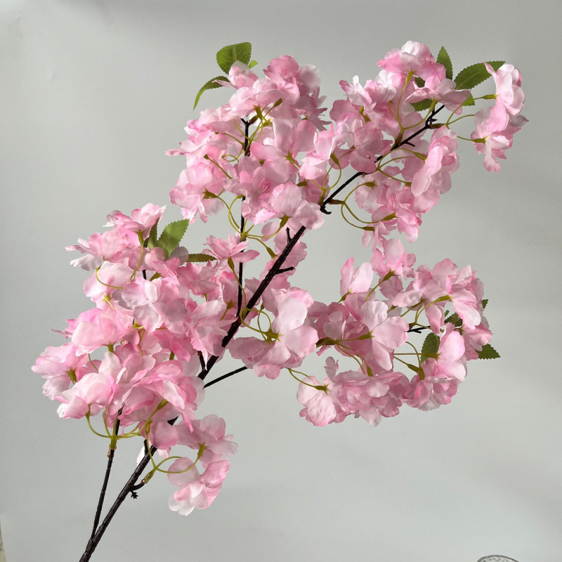 Mesterséges cseresznyefa ág — selyem virág, fotórekvizit és otthoni dekoráció