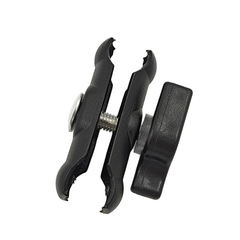 Adaptor pentru suport cameră și telefon — rotire 360° pe orizontală și pe verticală, construcție metalică, montaj cu șurub, interfață 1/4 inch