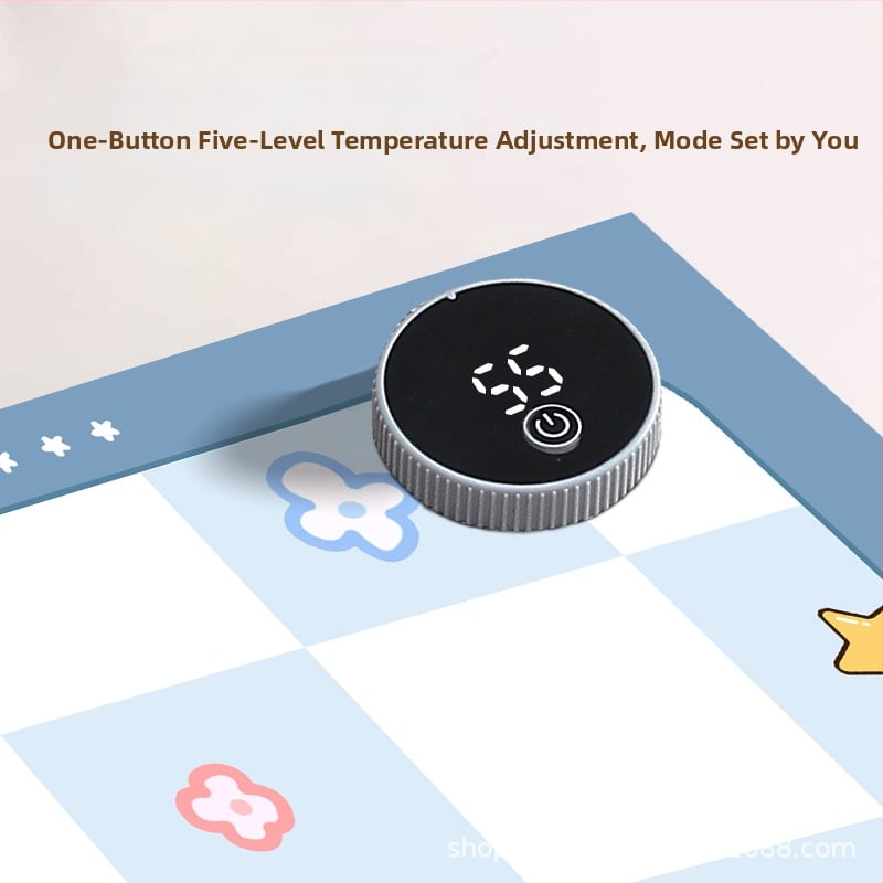 Darbalaukio šildymo kilimėlis su aliuminio šildymo sluoksniu, 220V, 80W, išmanus temperatūros reguliavimas, Kairu Shark