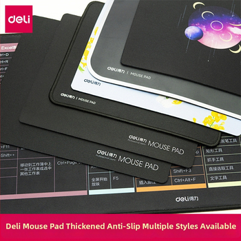 Deli противохлъзгаща се мишка подложка от плат, пасторален стил настолна подложка, модели 3691 3692 33188 83001 83003 2225 2226 2227