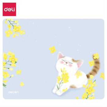 Deli противохлъзгаща се мишка подложка от плат, пасторален стил настолна подложка, модели 3691 3692 33188 83001 83003 2225 2226 2227