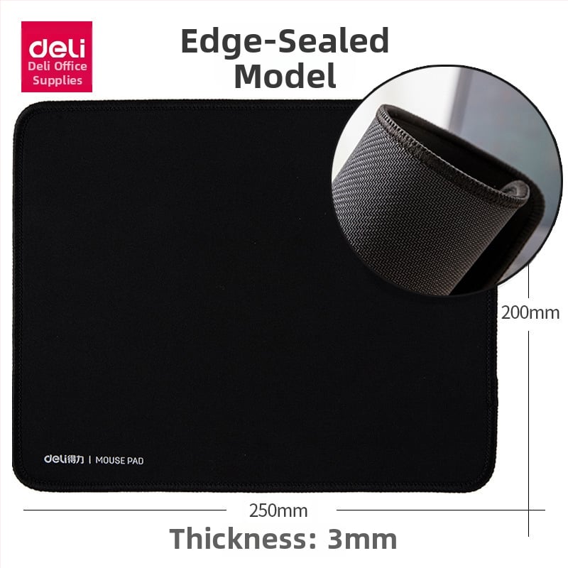 Deli противохлъзгаща се мишка подложка от плат, пасторален стил настолна подложка, модели 3691 3692 33188 83001 83003 2225 2226 2227