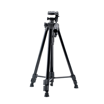 Beno statív pre kameru na živé vysielanie, podlahová podpora, výška 1,4 m, nosnosť 3-5 kg, 3-dielne železné rúry, hmotnosť 858 g